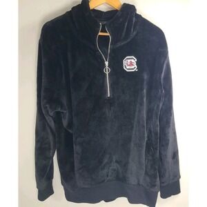 GameDay Womens Quarter Zip SC Gamecocks Pullover – Size Large – Black